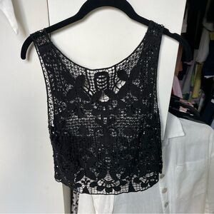 CROCHET black top